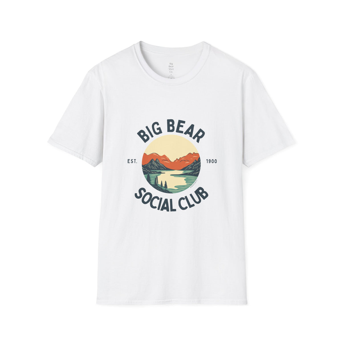 Big Bear Social Club T-Shirt — Big Bear Lake, CA Souvenir