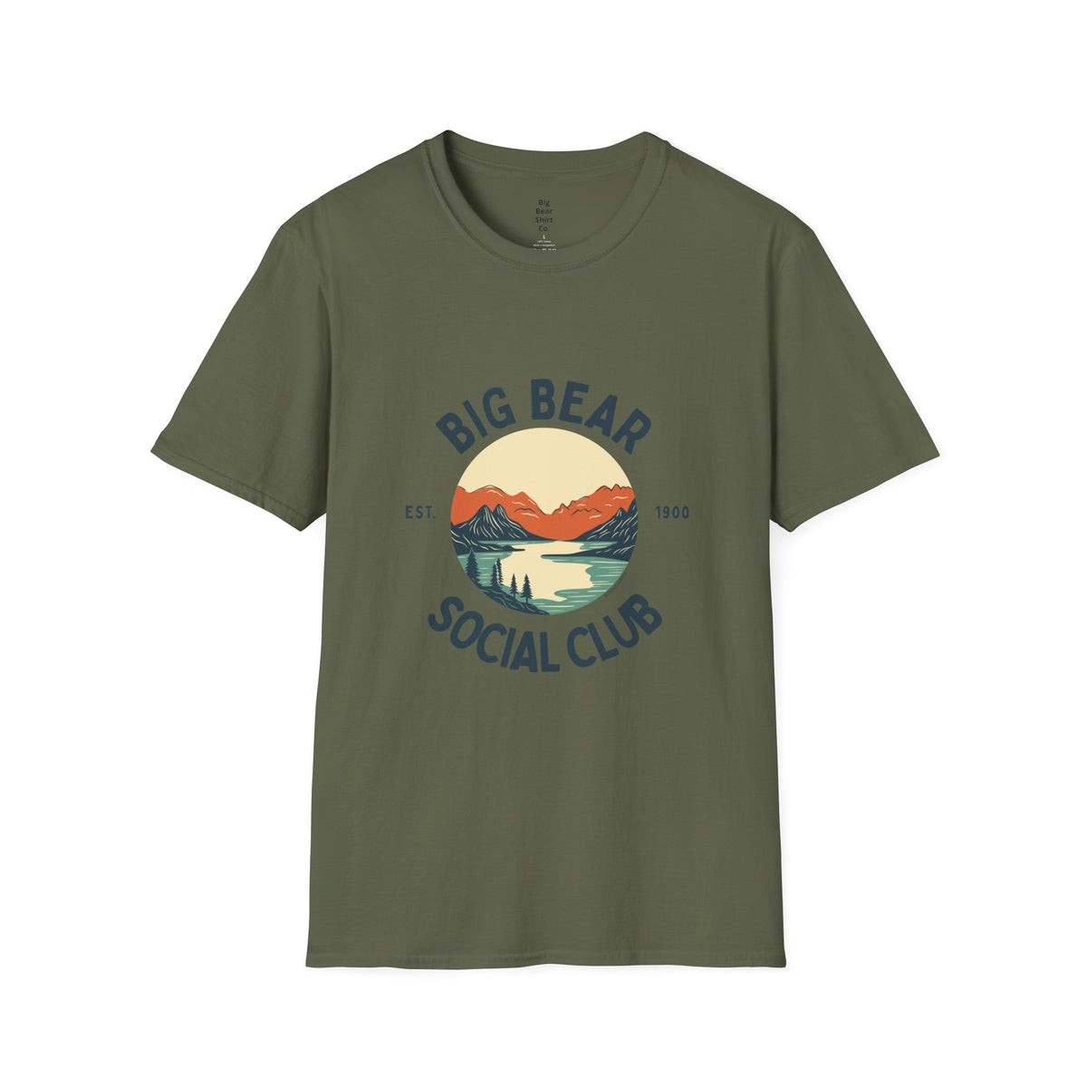 Big Bear Social Club T-Shirt — Big Bear Lake, CA Souvenir