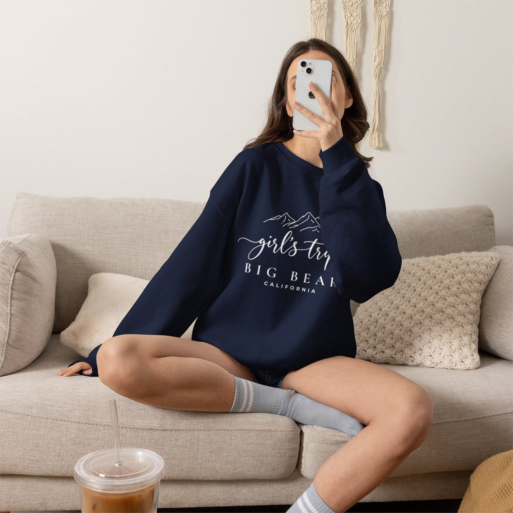 Big Bear Girls Trip Sweatshirt - 'Girls Trip' Mountain Crewneck