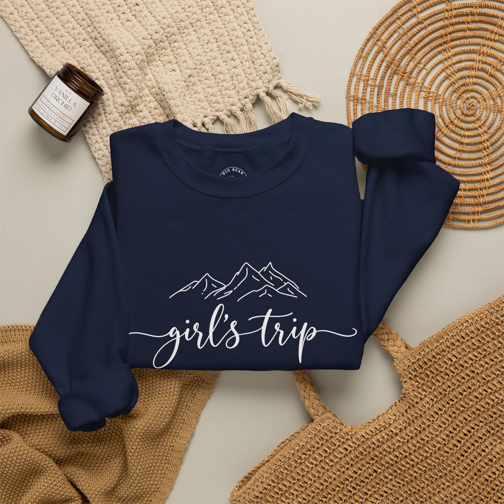 Big Bear Girls Trip Sweatshirt - 'Girls Trip' Mountain Crewneck
