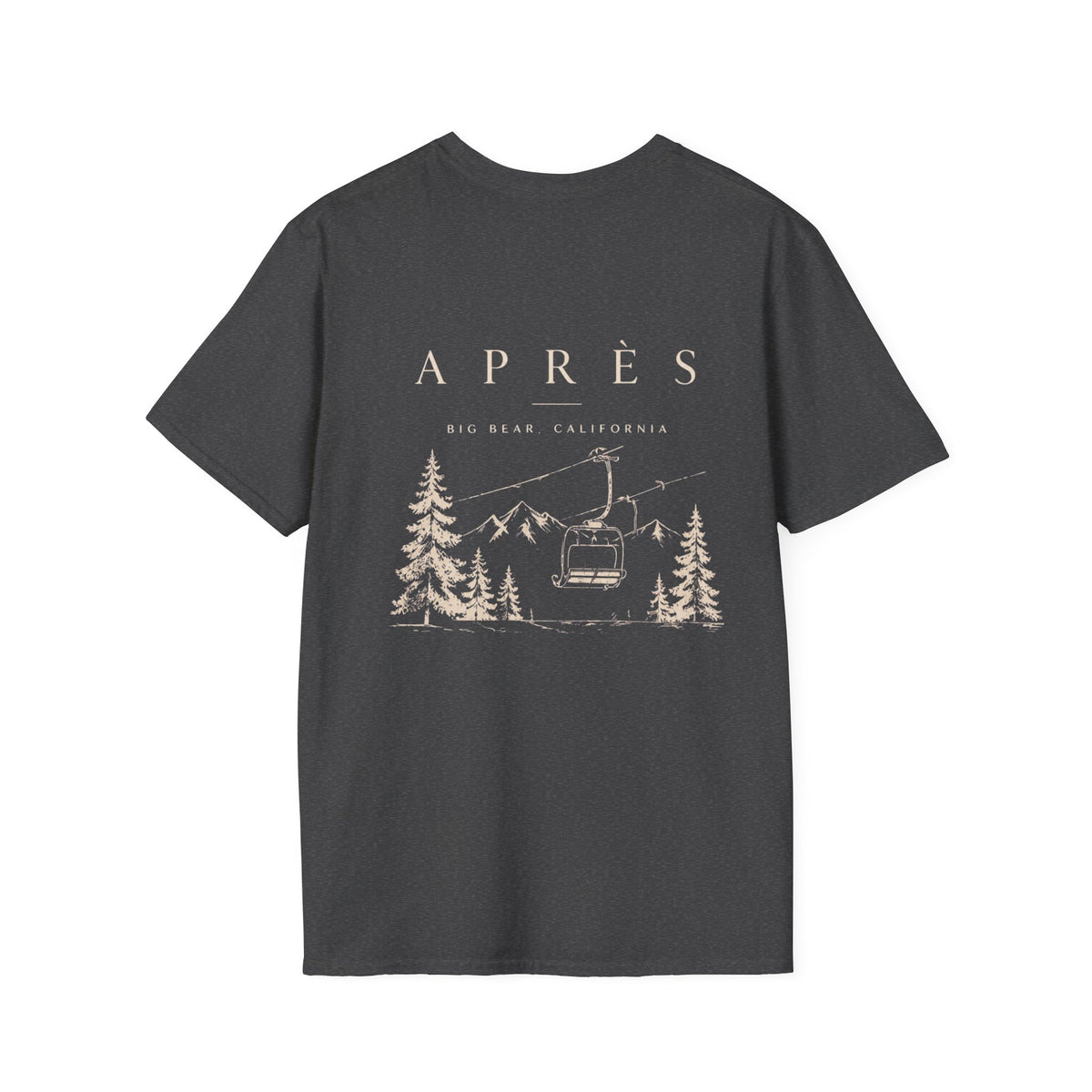 Après Ski T-Shirt — Big Bear California Ski Lift Graphic Tee