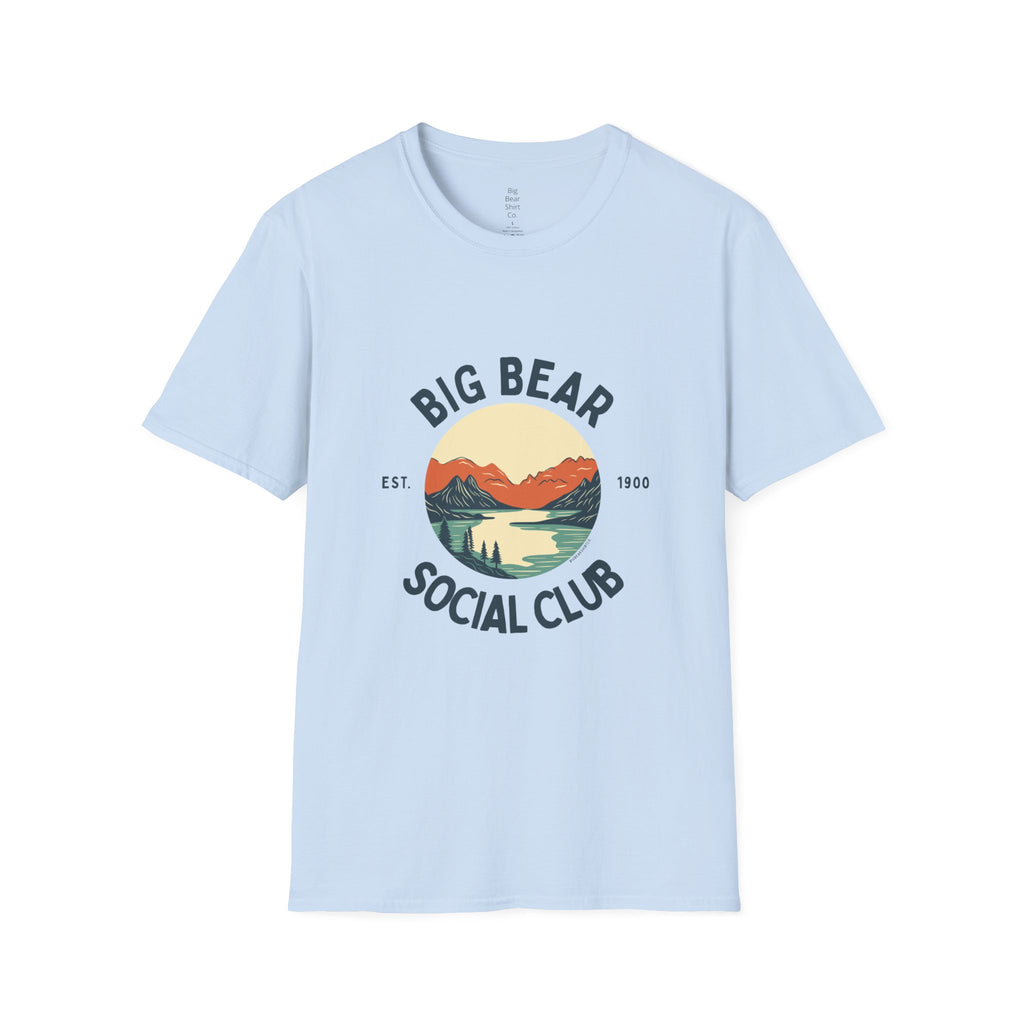 Big Bear Social Club T-Shirt — Big Bear Lake, CA Souvenir