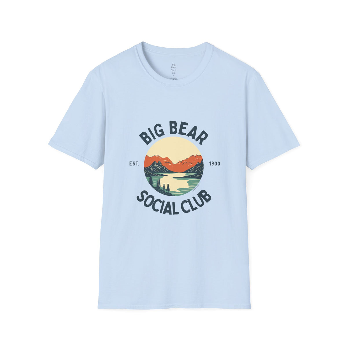 Big Bear Social Club T-Shirt — Big Bear Lake, CA Souvenir