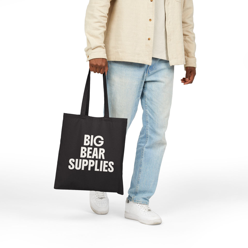 Tote Bag - "Big Bear Supplies" | AirBnb Gift | Real Estate Closing Gift | Canvas Shopper Tote