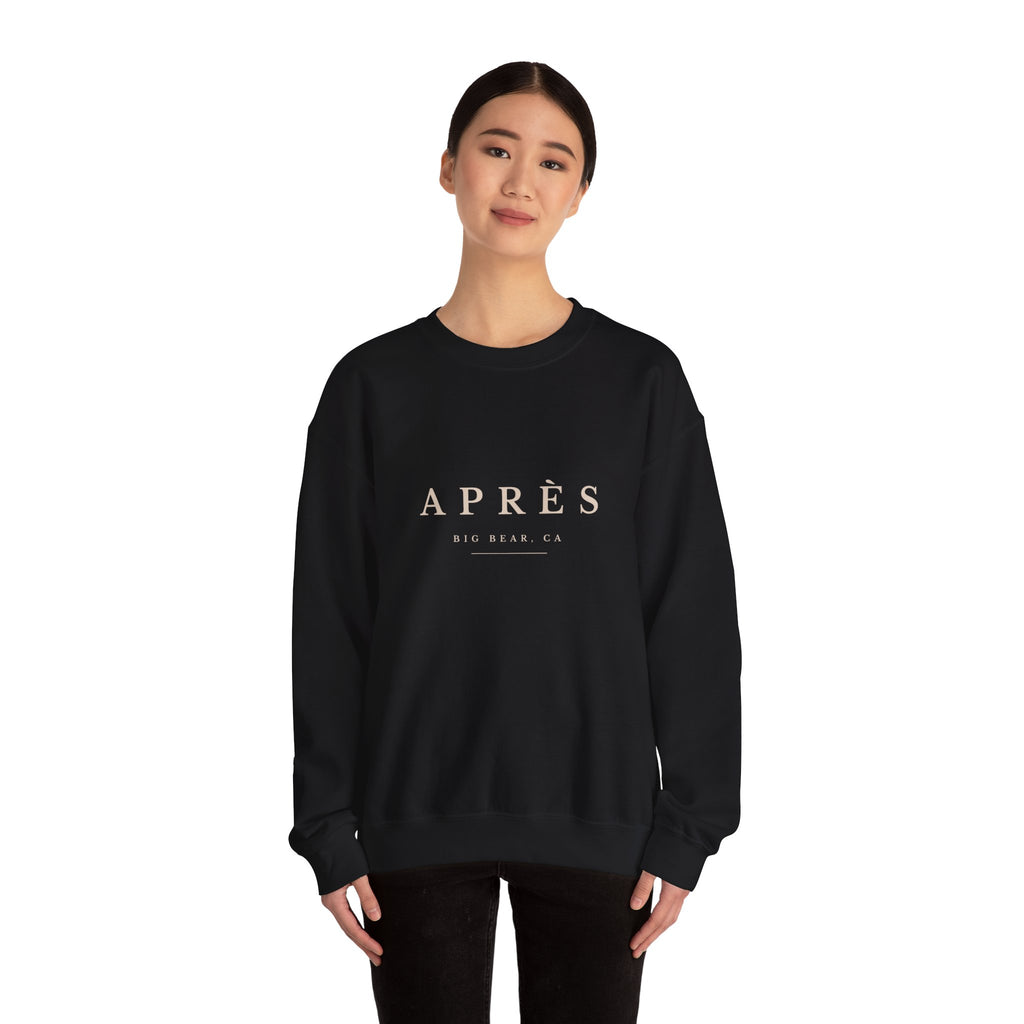 Après Crewneck Sweatshirt - Big Bear Lake Ski Lodge Casual Pullover