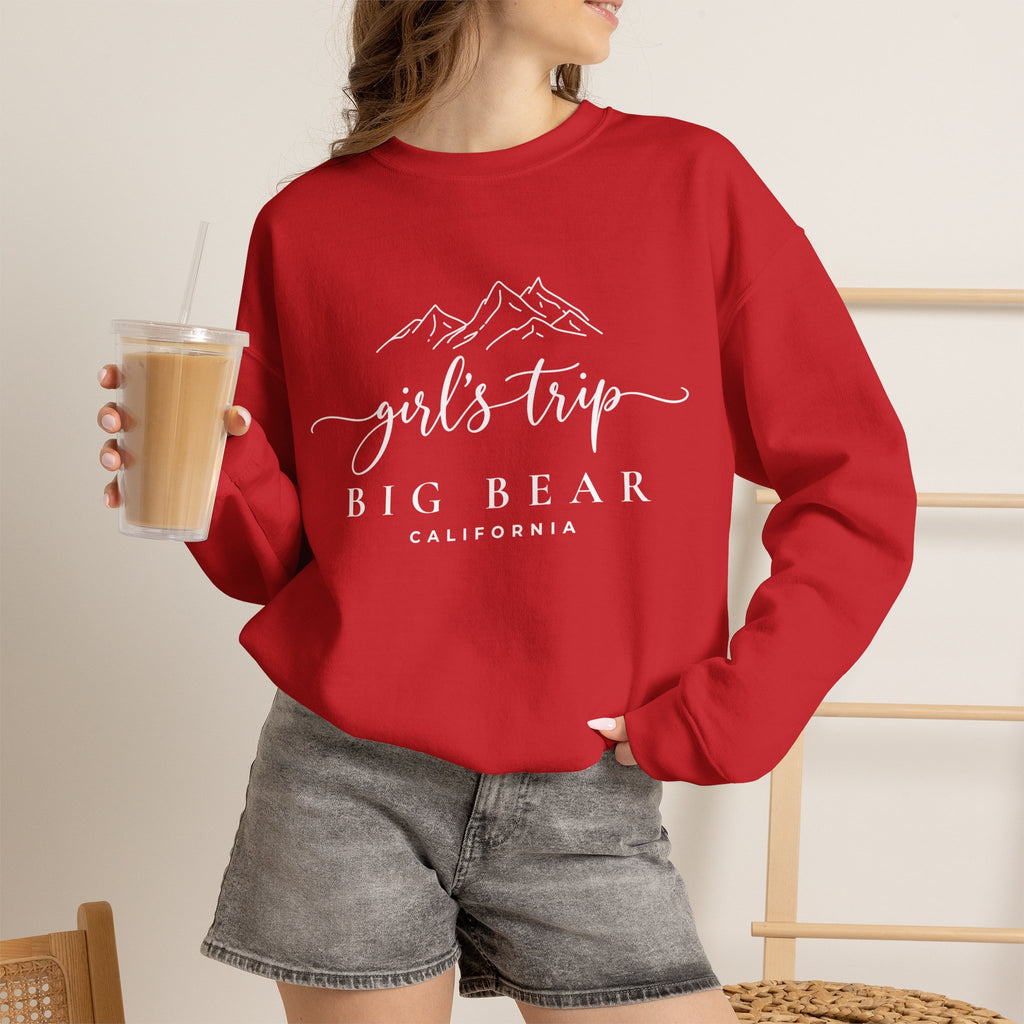 Big Bear Girls Trip Sweatshirt - 'Girls Trip' Mountain Crewneck