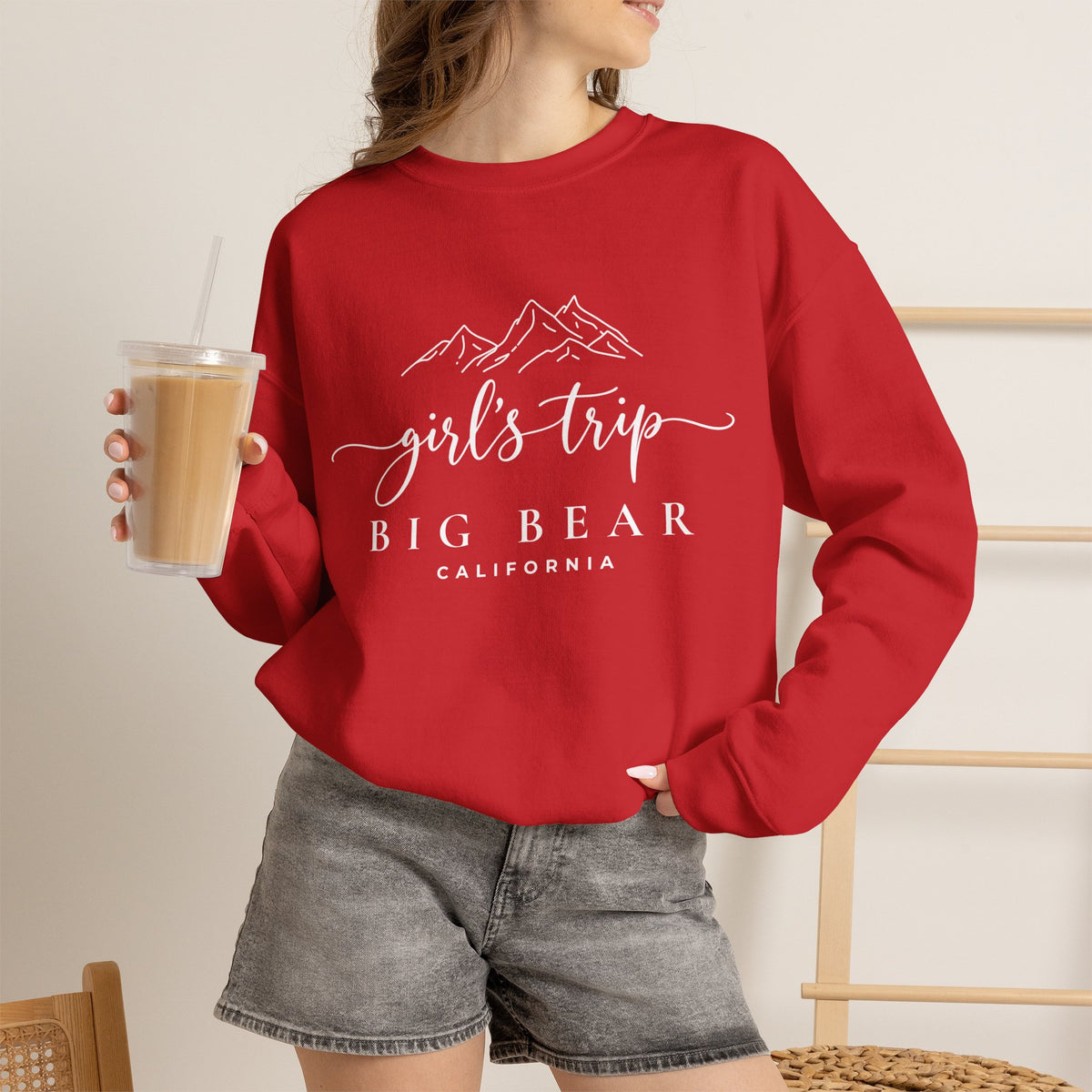 Big Bear Girls Trip Sweatshirt - 'Girls Trip' Mountain Crewneck