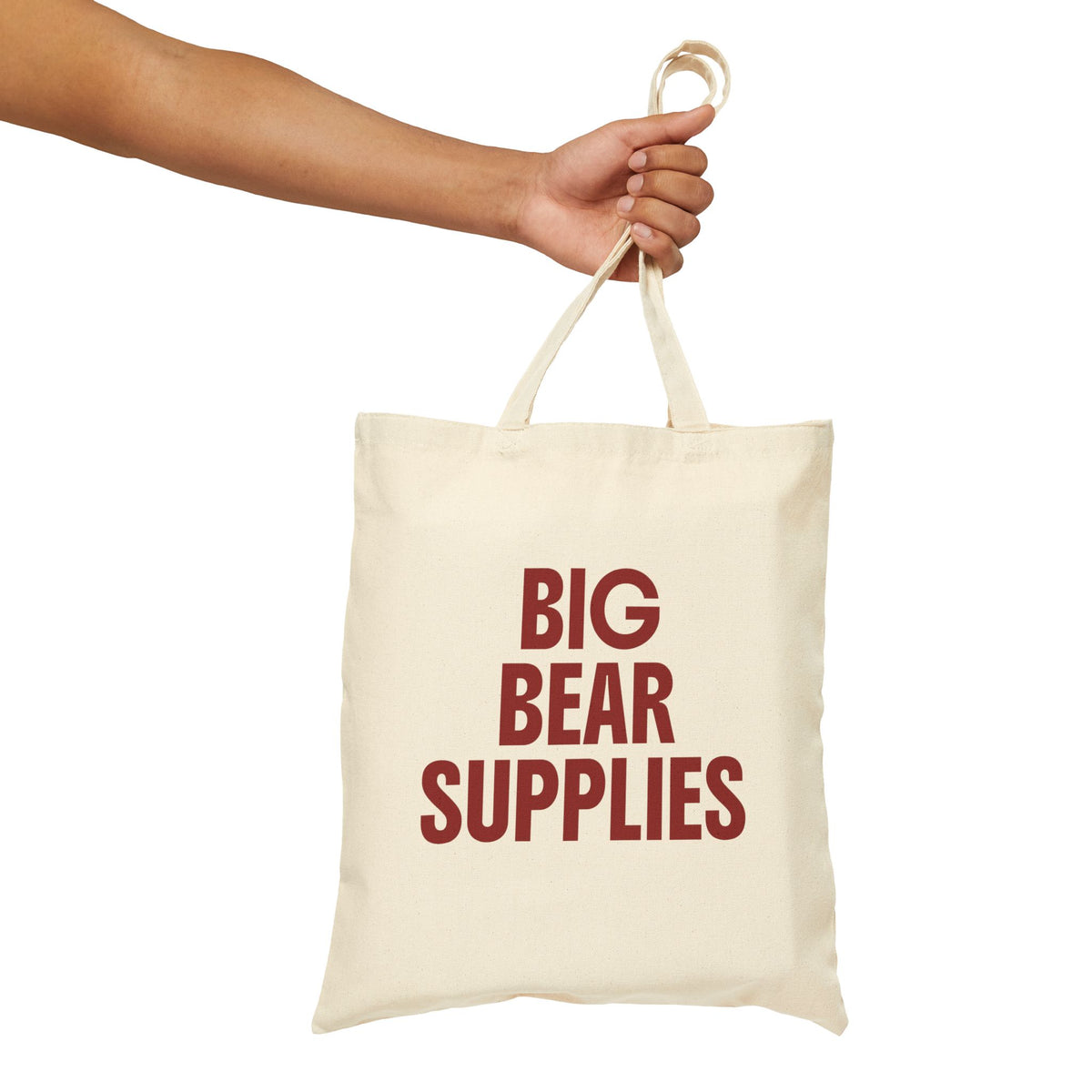 Tote Bag - "Big Bear Supplies" | AirBnb Gift | Real Estate Closing Gift | Canvas Shopper Tote