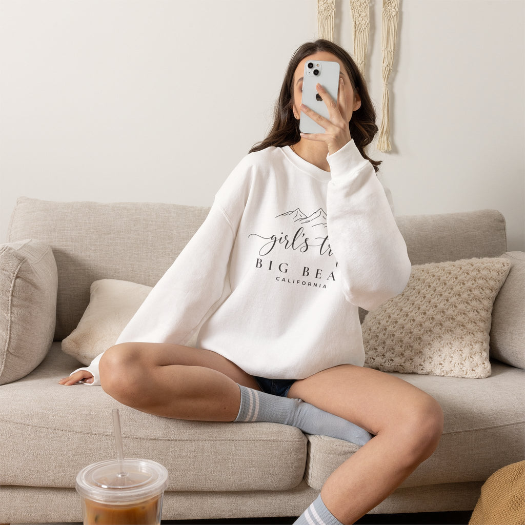 Big Bear Girls Trip Sweatshirt - 'Girls Trip' Mountain Crewneck