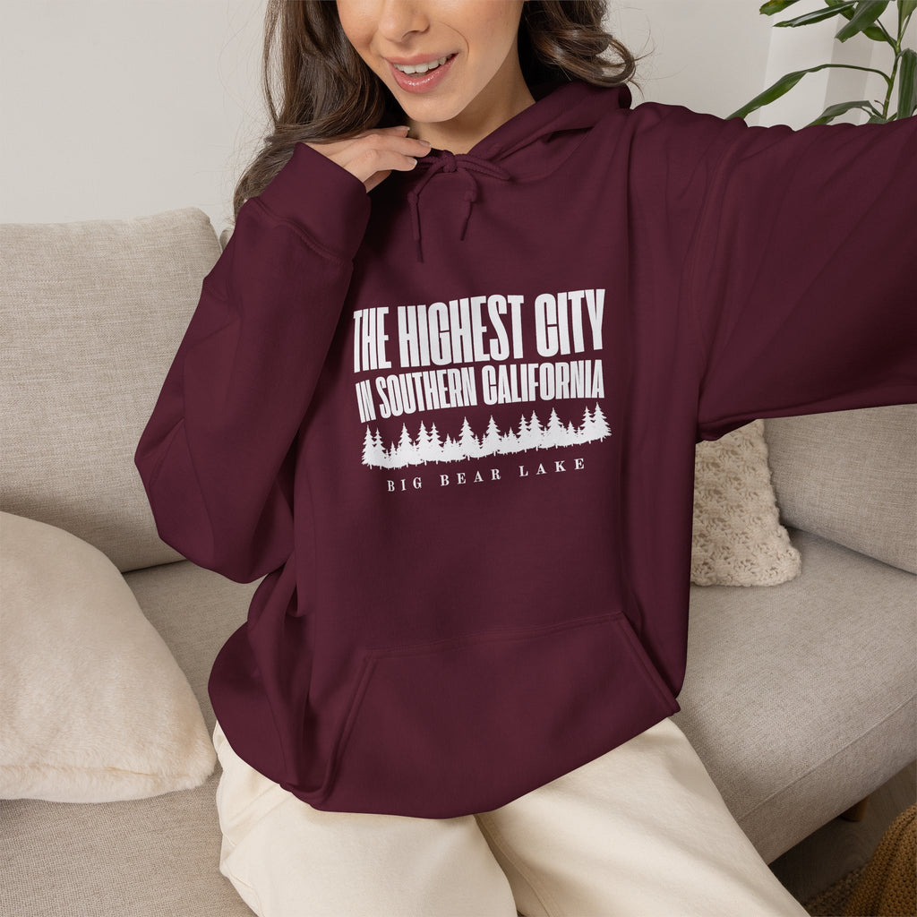 Big Bear Lake Hoodie - "The Highest City in Southern California" Pullover