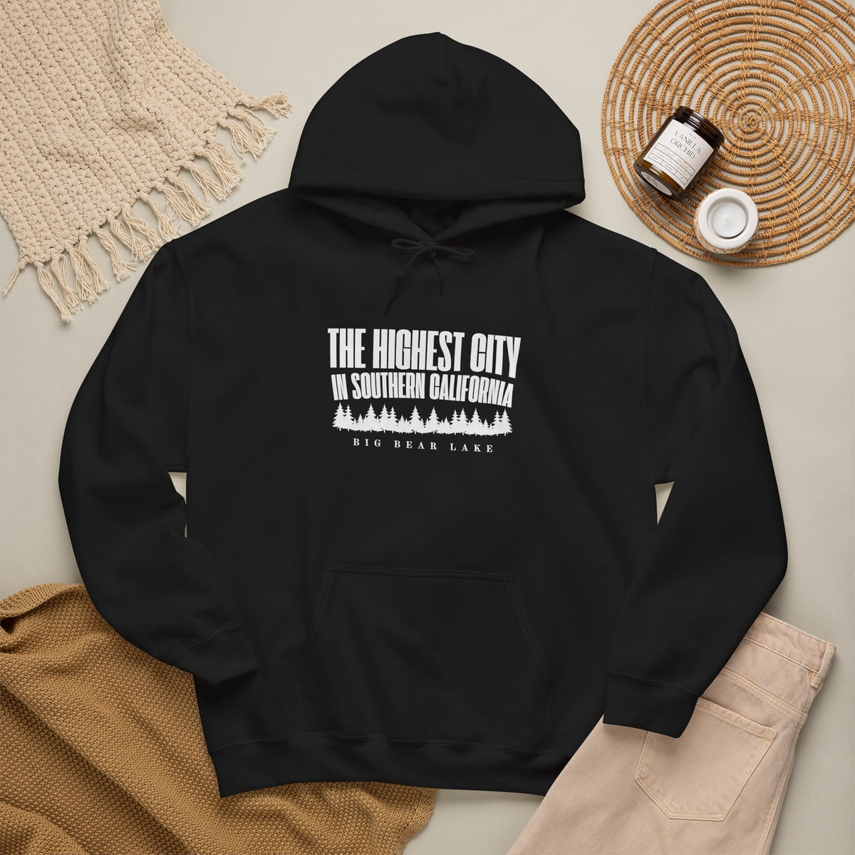 Big Bear Lake Hoodie - "The Highest City in Southern California" Pullover