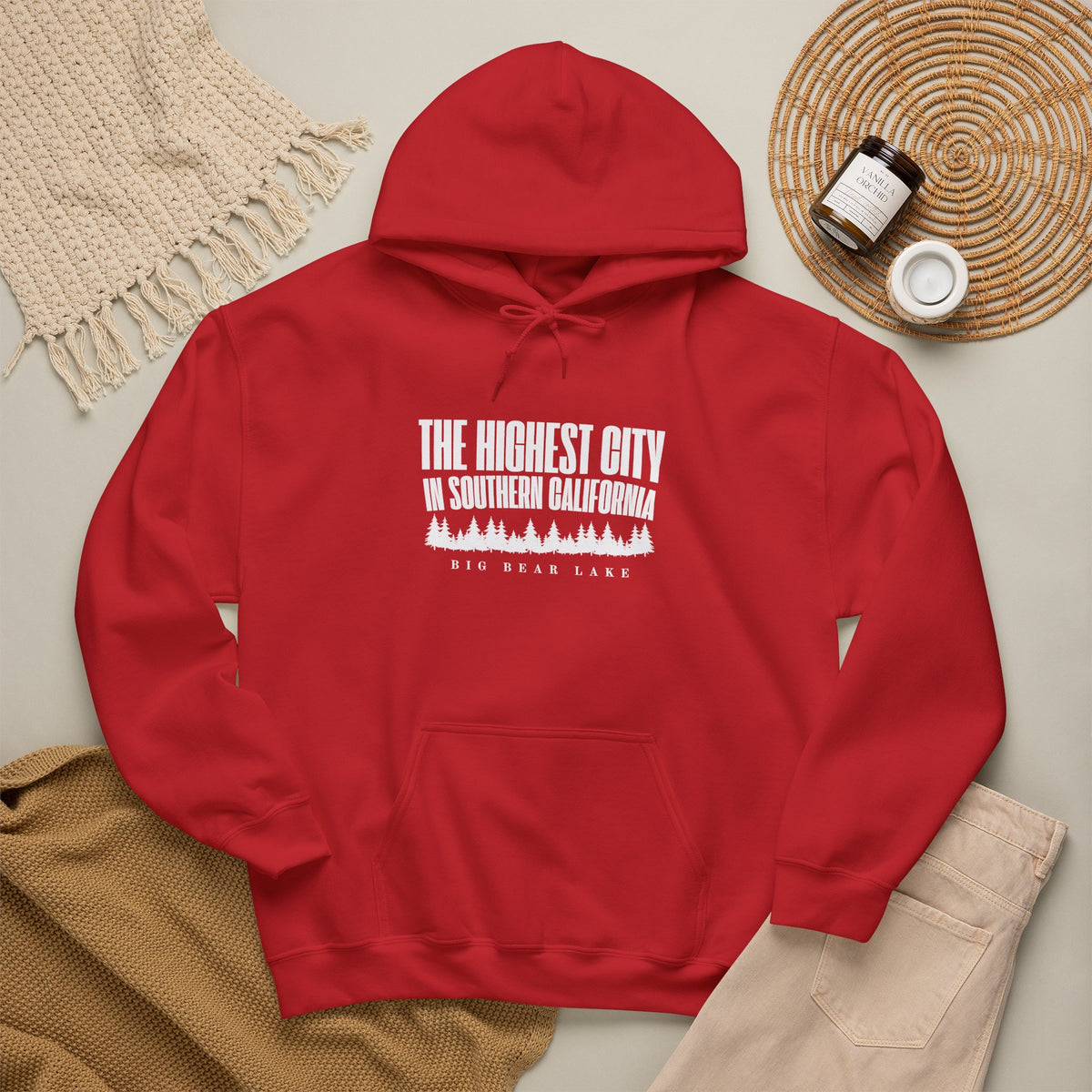 Big Bear Lake Hoodie - "The Highest City in Southern California" Pullover