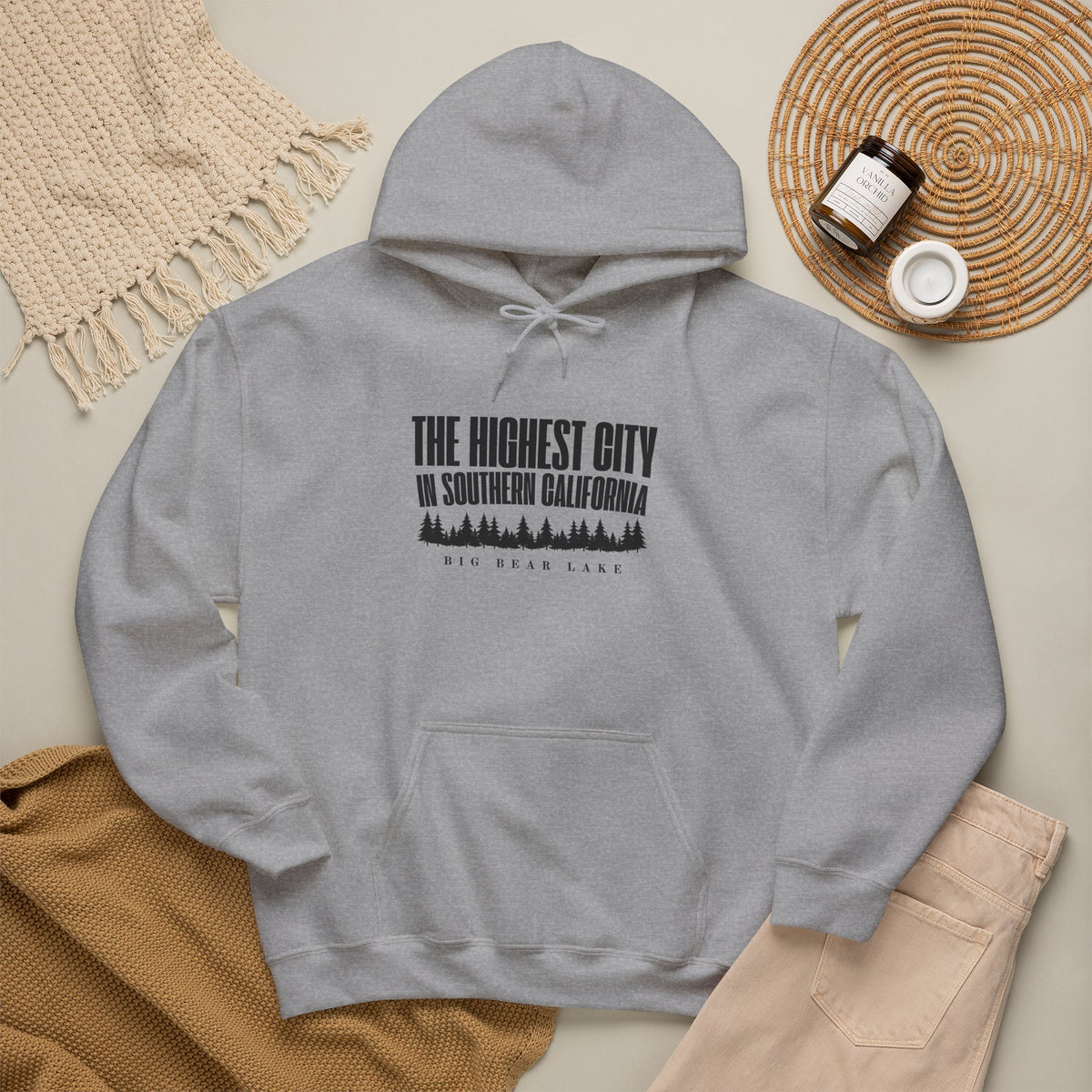 Big Bear Lake Hoodie - "The Highest City in Southern California" Pullover