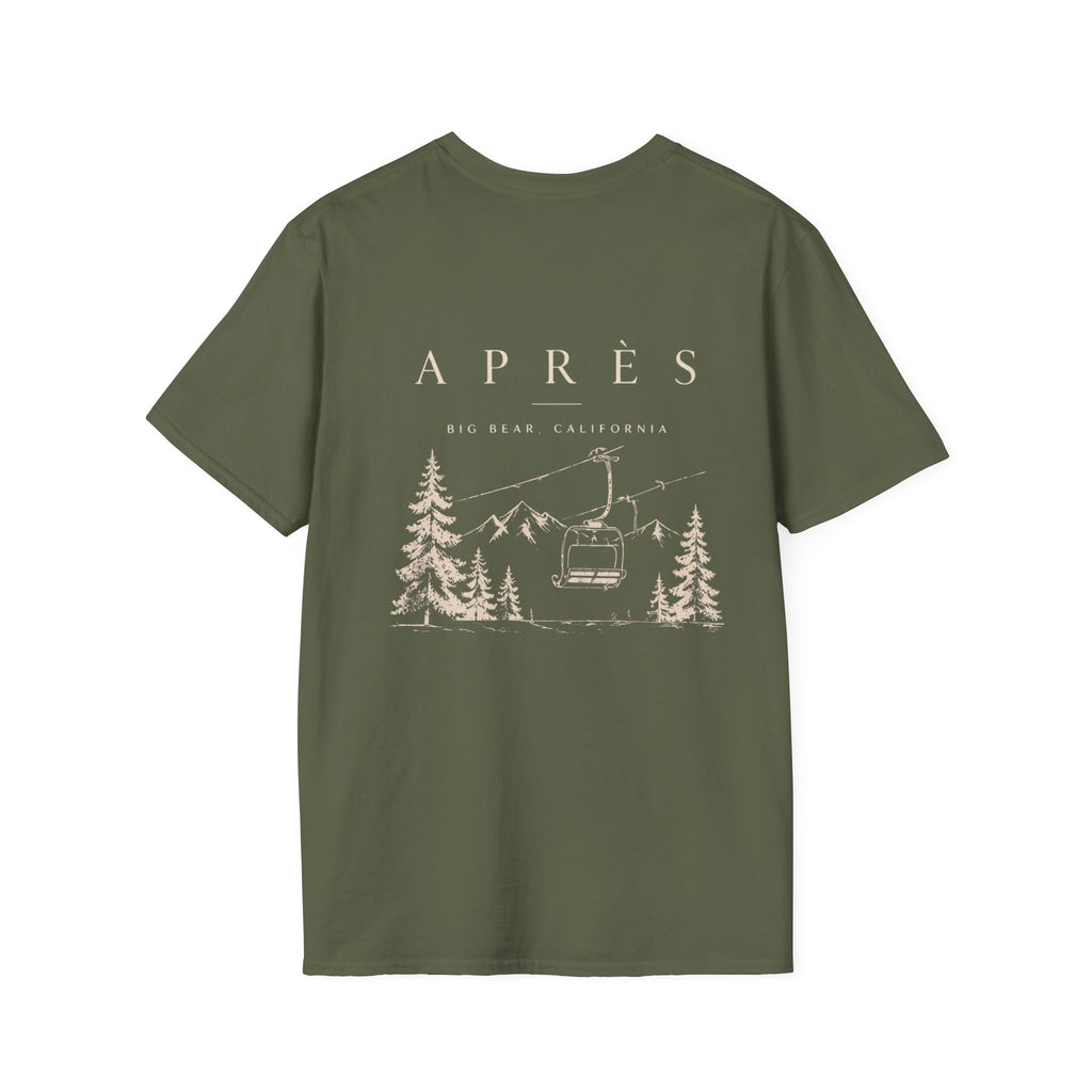 Après Ski T-Shirt — Big Bear California Ski Lift Graphic Tee
