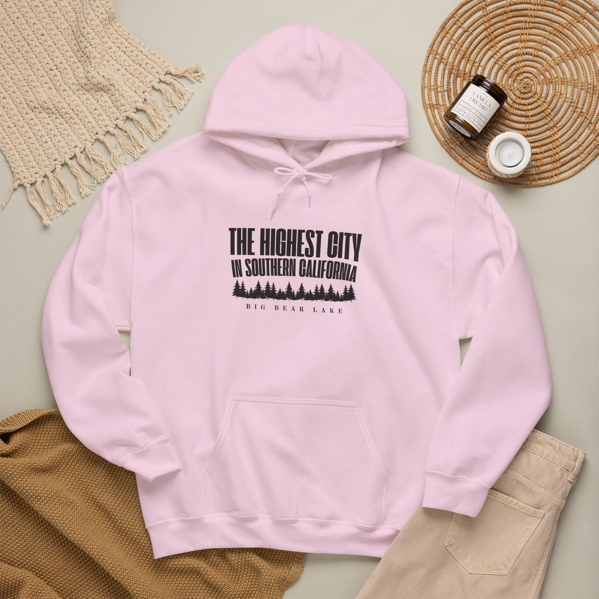 Big Bear Lake Hoodie - "The Highest City in Southern California" Pullover