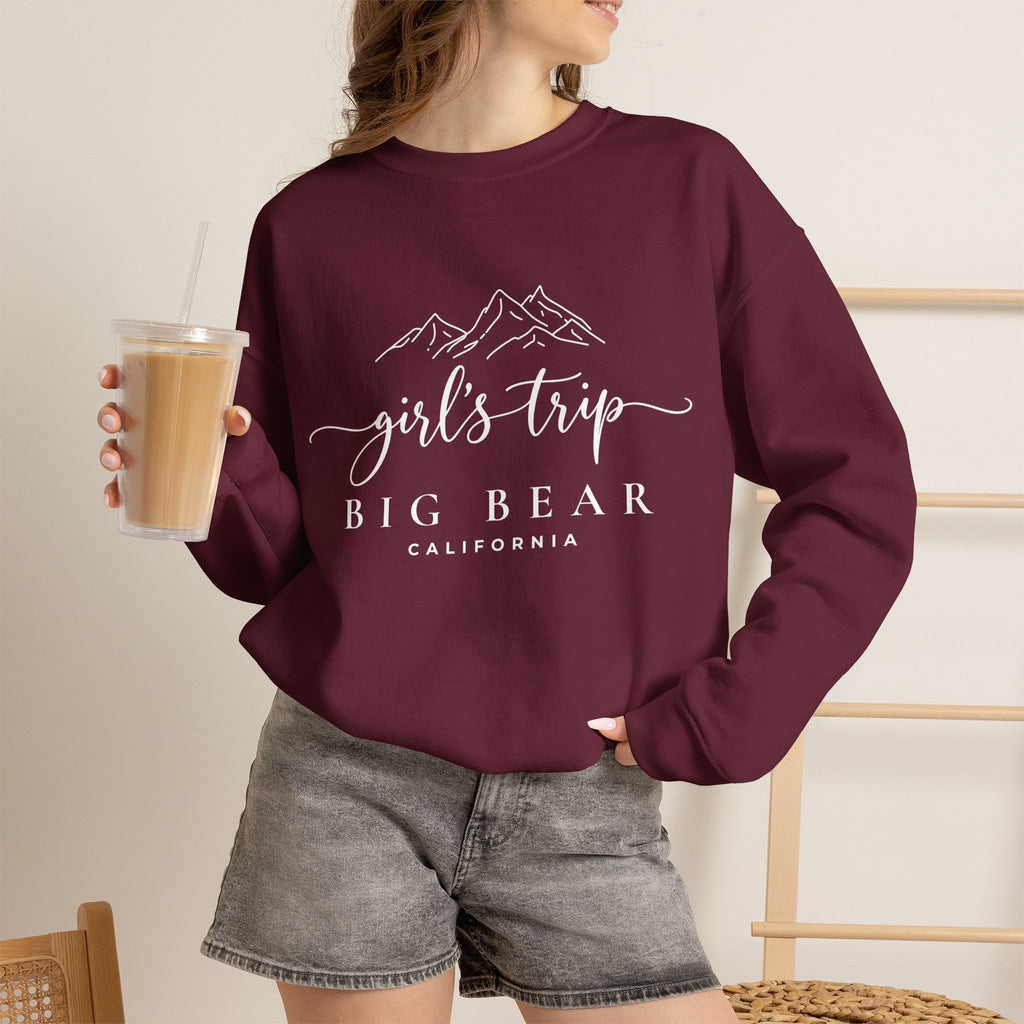 Big Bear Girls Trip Sweatshirt - 'Girls Trip' Mountain Crewneck