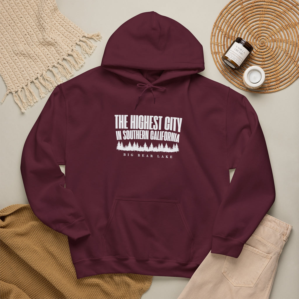 Big Bear Lake Hoodie - "The Highest City in Southern California" Pullover