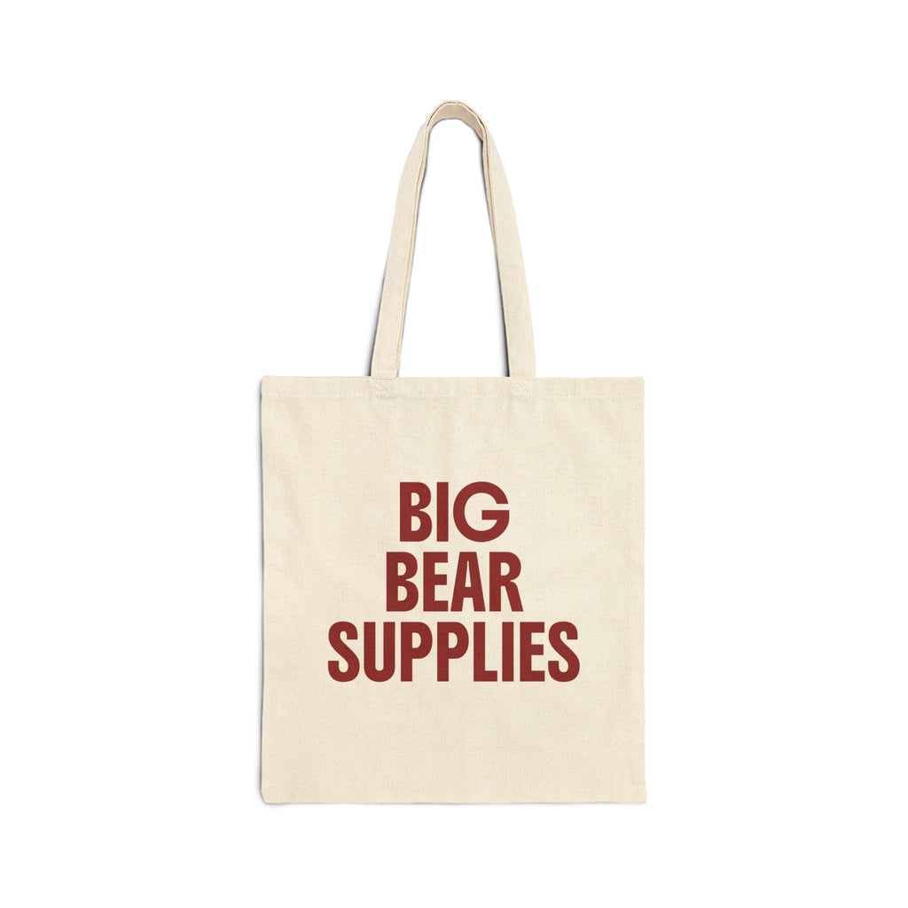 Tote Bag - "Big Bear Supplies" | AirBnb Gift | Real Estate Closing Gift | Canvas Shopper Tote