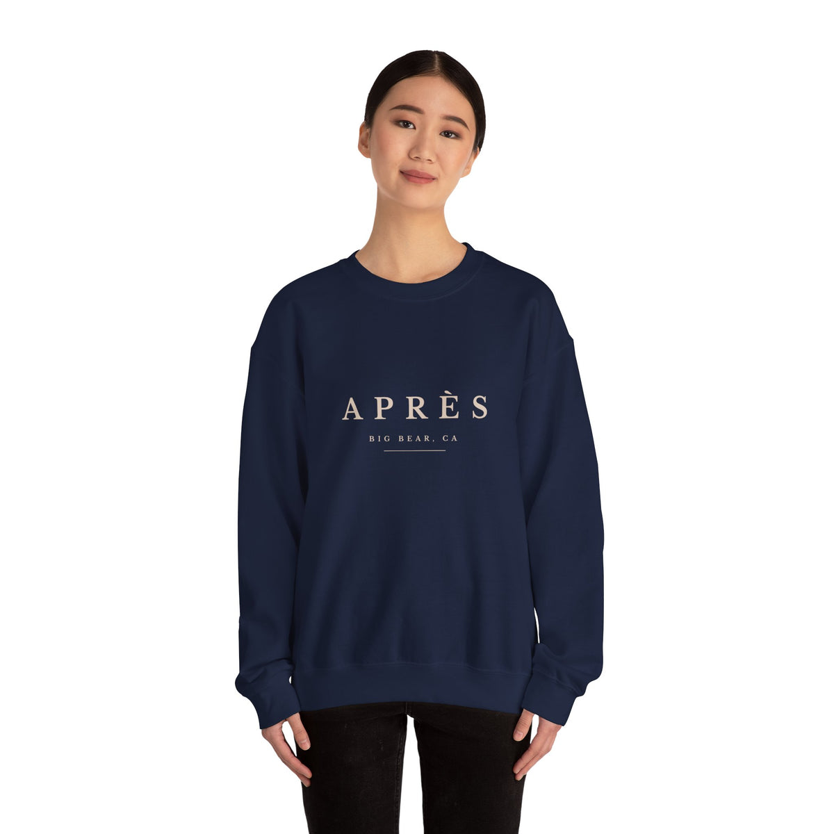 Après Crewneck Sweatshirt - Big Bear Lake Ski Lodge Casual Pullover