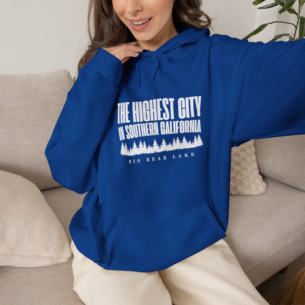 Big Bear Lake Hoodie - "The Highest City in Southern California" Pullover