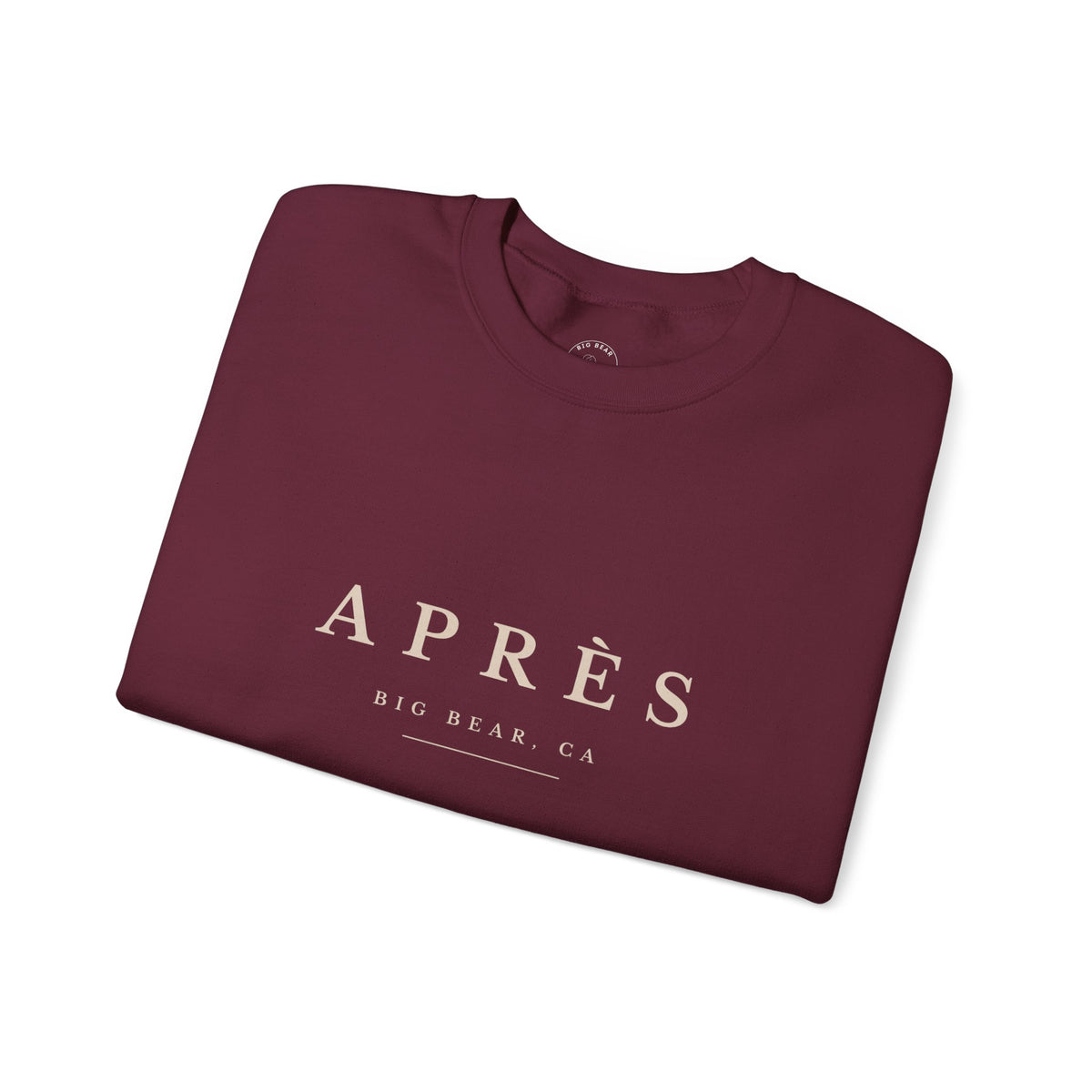 Après Crewneck Sweatshirt - Big Bear Lake Ski Lodge Casual Pullover