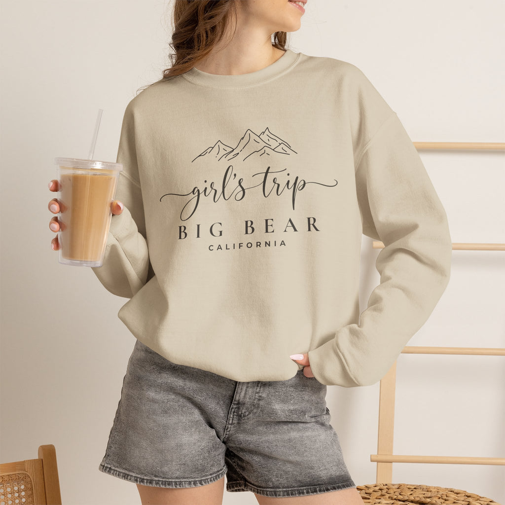 Big Bear Girls Trip Sweatshirt - 'Girls Trip' Mountain Crewneck