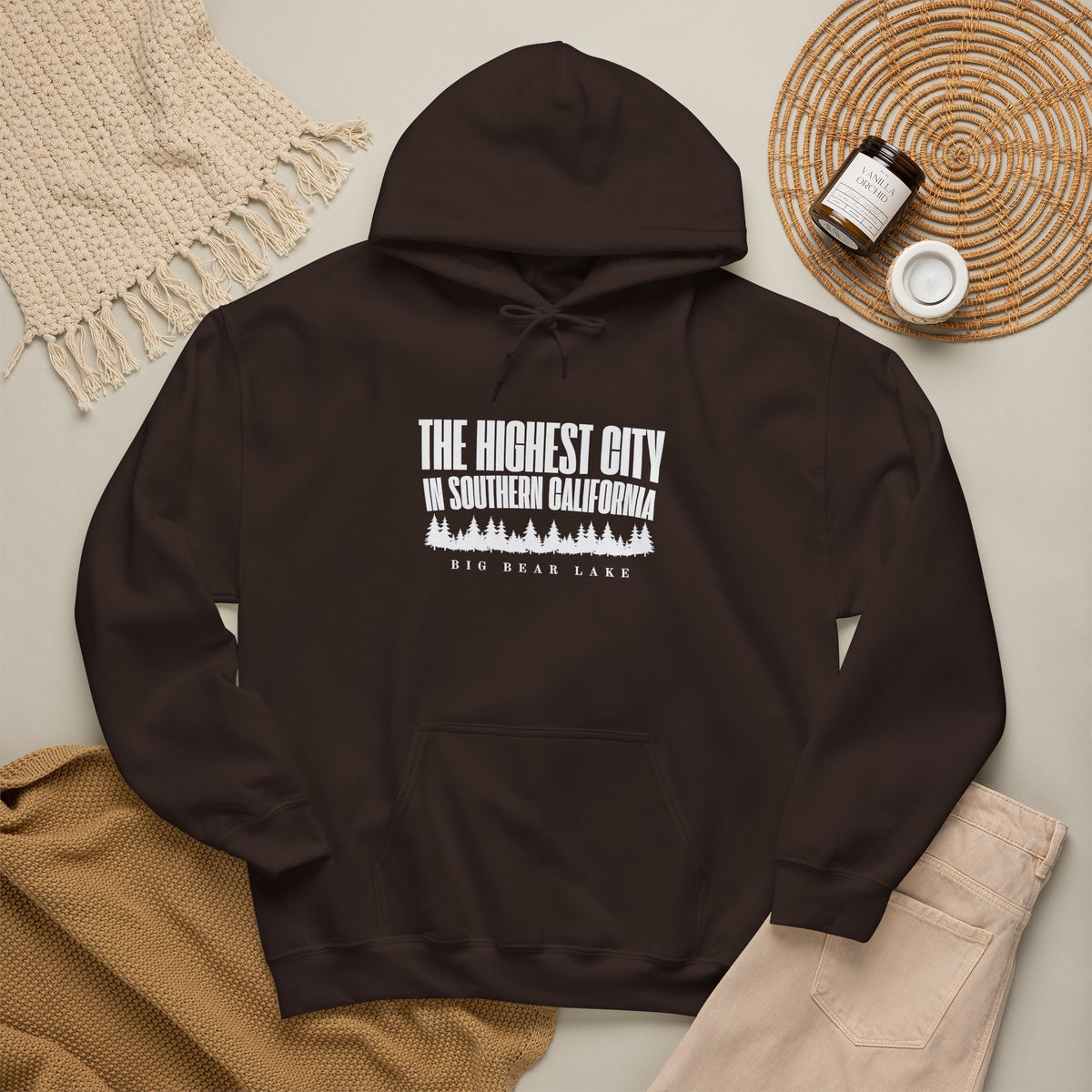 Big Bear Lake Hoodie - "The Highest City in Southern California" Pullover