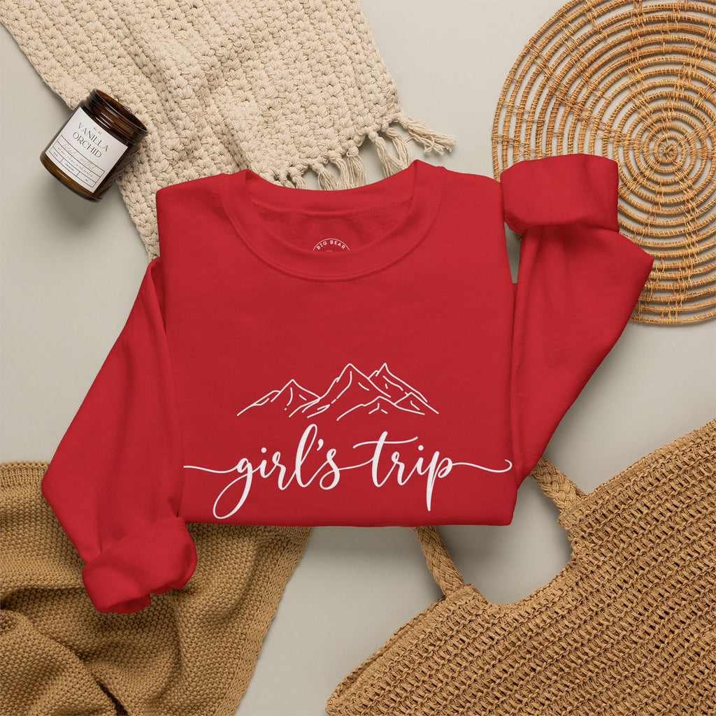 Big Bear Girls Trip Sweatshirt - 'Girls Trip' Mountain Crewneck