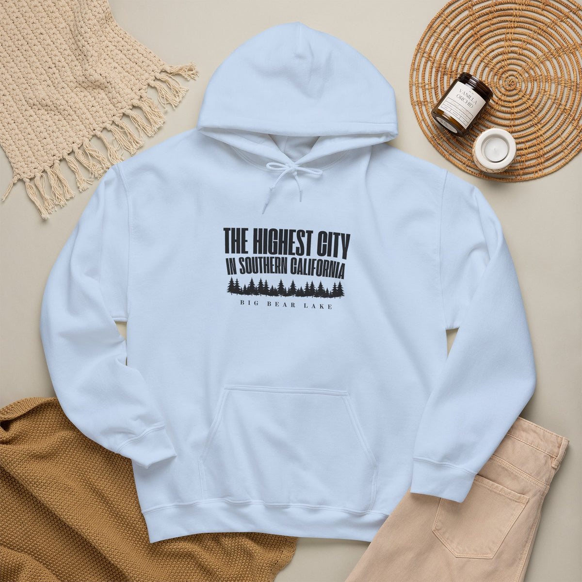 Big Bear Lake Hoodie - "The Highest City in Southern California" Pullover