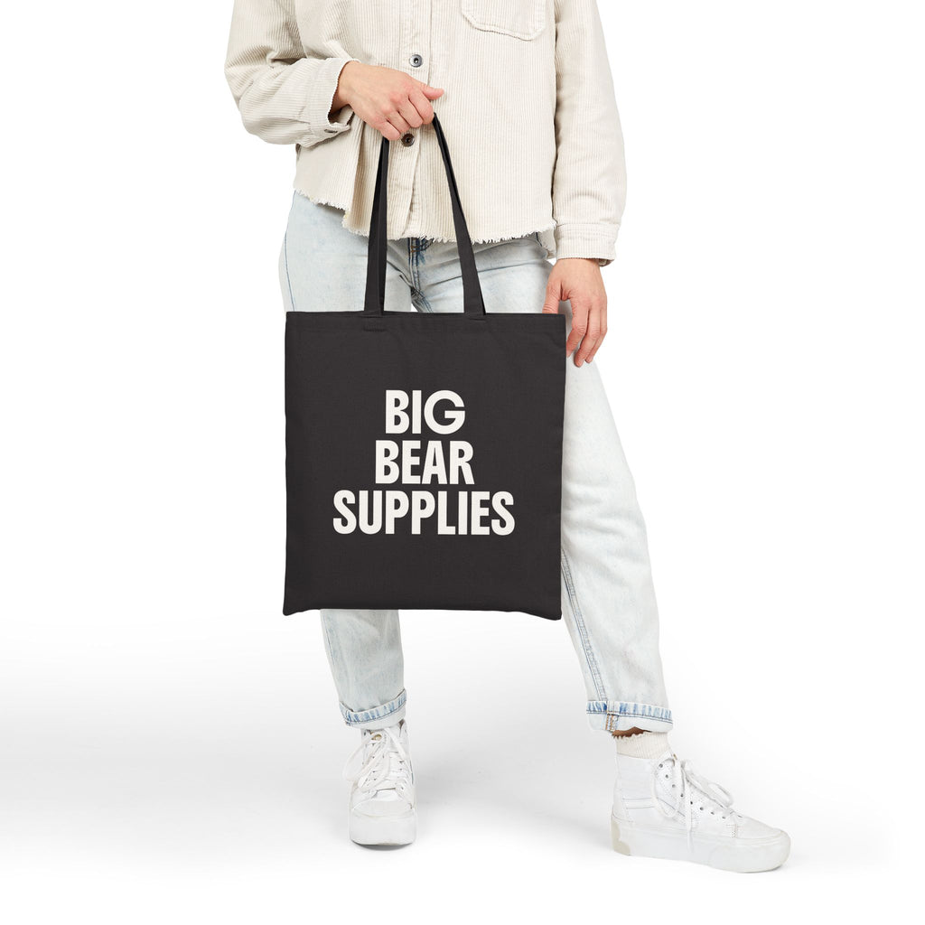 Tote Bag - "Big Bear Supplies" | AirBnb Gift | Real Estate Closing Gift | Canvas Shopper Tote