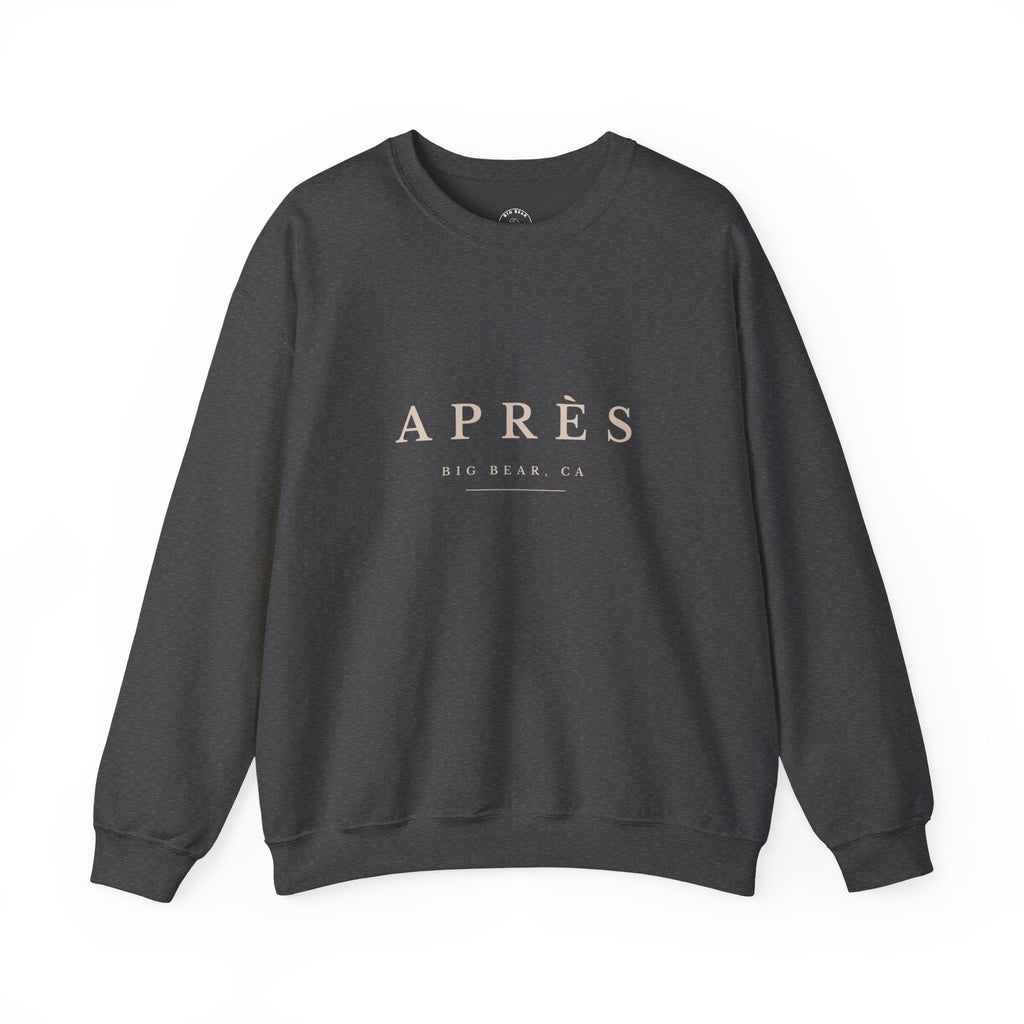 Après Crewneck Sweatshirt - Big Bear Lake Ski Lodge Casual Pullover