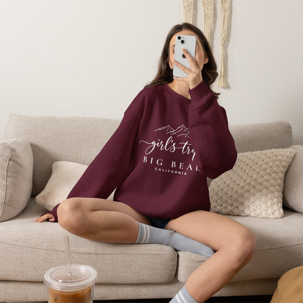 Big Bear Girls Trip Sweatshirt - 'Girls Trip' Mountain Crewneck