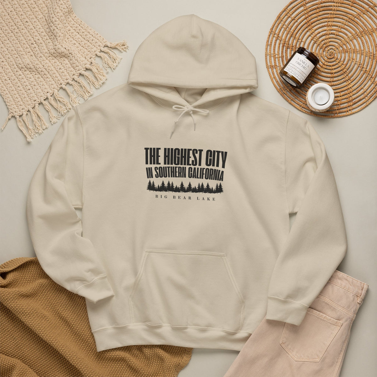 Big Bear Lake Hoodie - "The Highest City in Southern California" Pullover