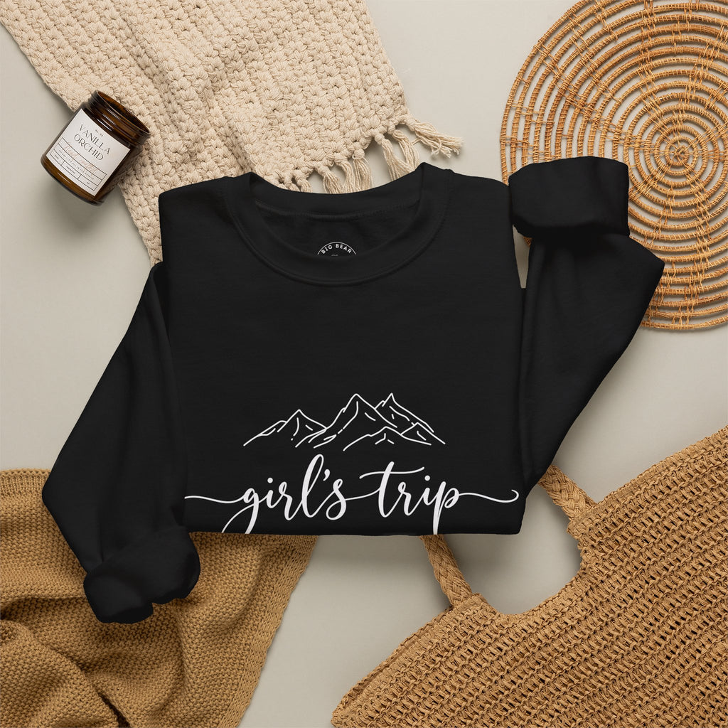 Big Bear Girls Trip Sweatshirt - 'Girls Trip' Mountain Crewneck