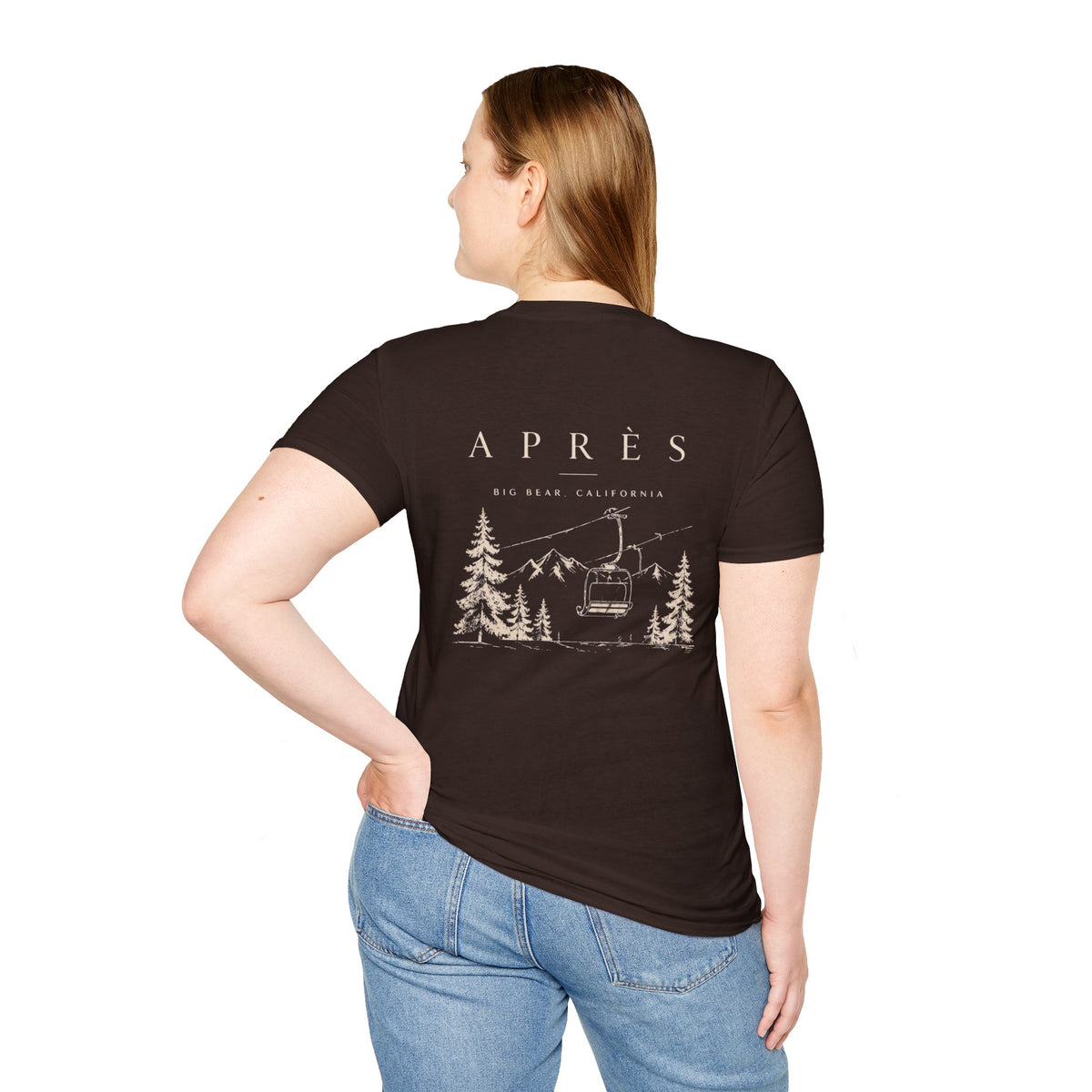 Après Ski T-Shirt — Big Bear California Ski Lift Graphic Tee
