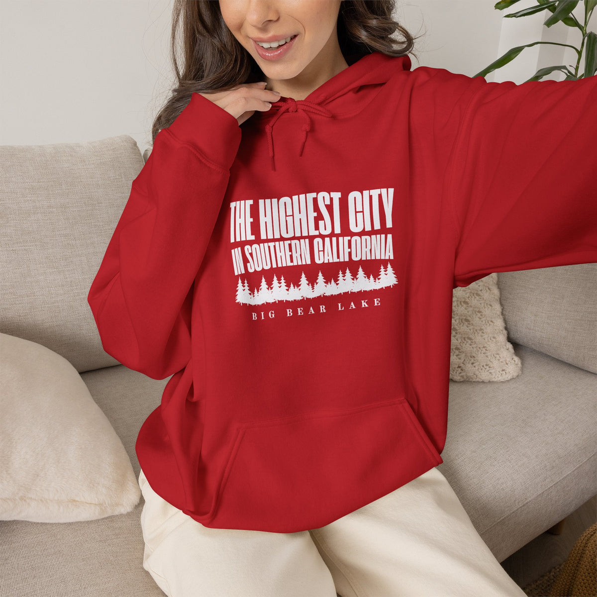Big Bear Lake Hoodie - "The Highest City in Southern California" Pullover