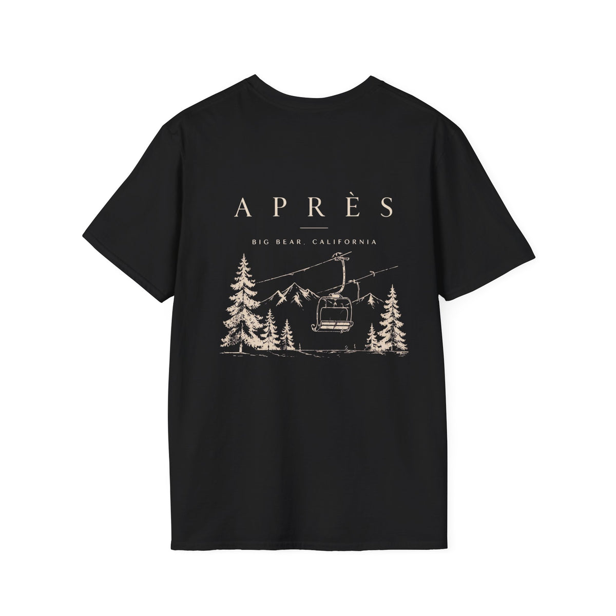 Après Ski T-Shirt — Big Bear California Ski Lift Graphic Tee